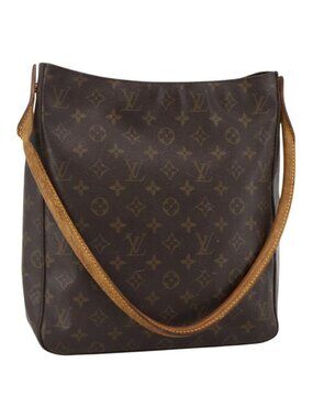Authentic LOUIS VUITTON Monogram Looping GM Shoulder Bag M51145 LV